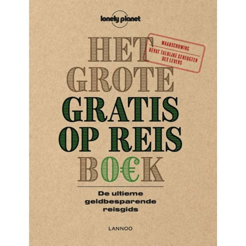 Foto van Het grote gratis op reis boek - lonely planet