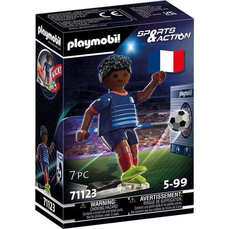Foto van Playmobil sports & action voetballer frankrijk a - 71123