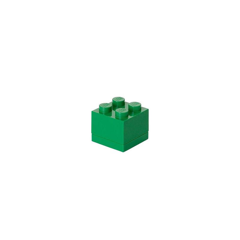 Foto van Set van 2 - opbergbox mini 4, groen - lego