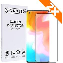 Foto van Go solid! screenprotector voor oppo reno 7 gehard glas - duopack