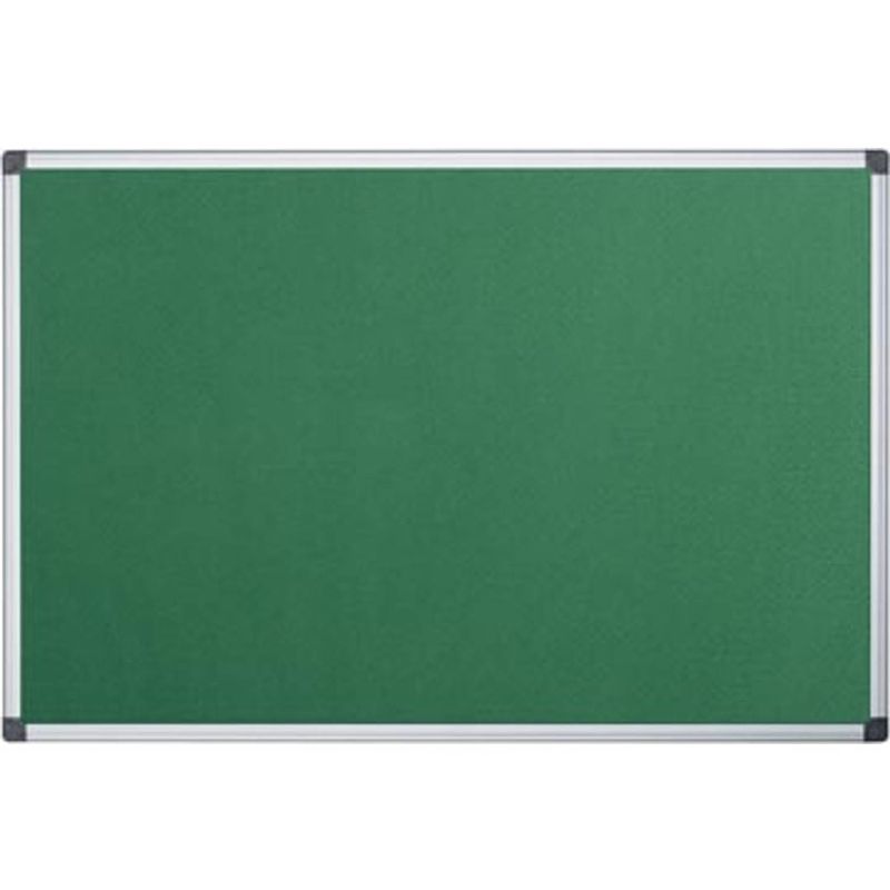 Foto van Pergamy textielbord met aluminium frame ft 60 x 90 cm, groen