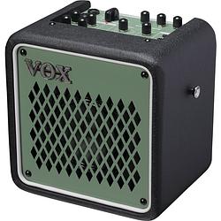 Foto van Vox mini go 3 olive green 1x5 inch draagbare modeling gitaarversterker combo