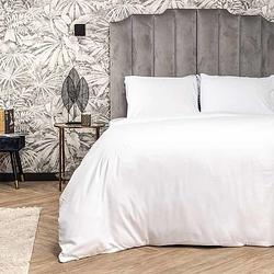 Foto van Fresh & co hotel uni dekbedovertrek kleur: wit, 200 x 220 cm dekbedovertrek