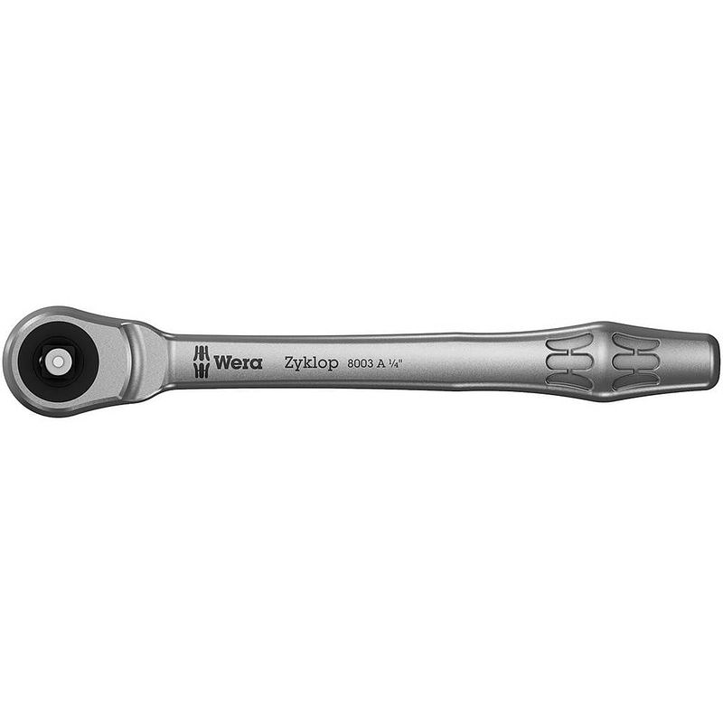 Foto van Wera zyklop metal 8003 a 05004003001 omschakelratel 1/4 (6.3 mm) 141 mm