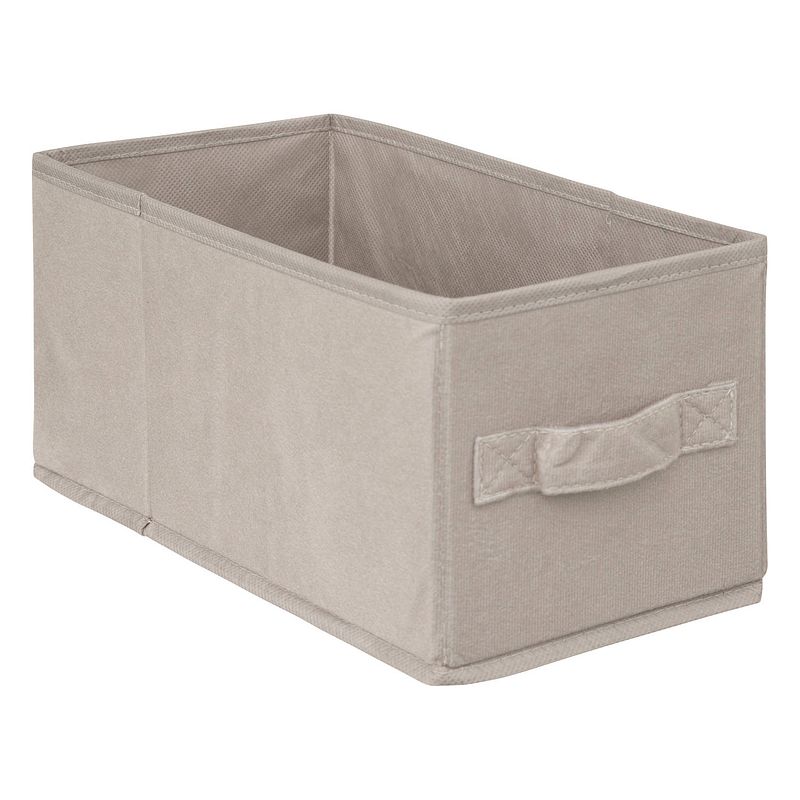 Foto van 5five opbergmand/kastmand - vakkenkast - 7 liter - beige - 15 x 31 x 15 cm - opbergmanden