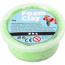 Foto van Foam clay klei neon groen 35 gram (78927)