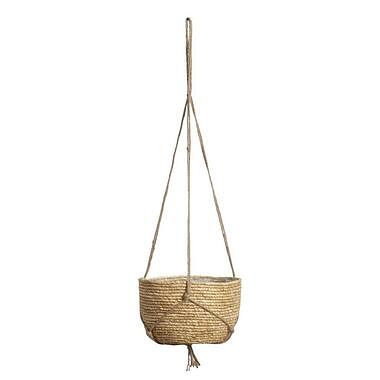 Foto van Hangmand sev - naturel - corn rope - 19xø31 cm - leen bakker