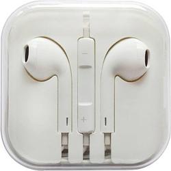 Foto van Headset voor apple iphone oordopjes 3.5mm audiojack oortjes wit