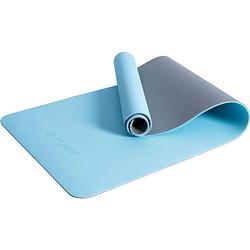 Foto van Pure2improve yogamat 173 x 58 cm elastomeer/rubber blauw