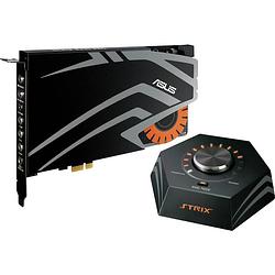 Foto van Asus strix raid pro 7.1 interne geluidskaart pcie externe koptelefoonaansluitingen