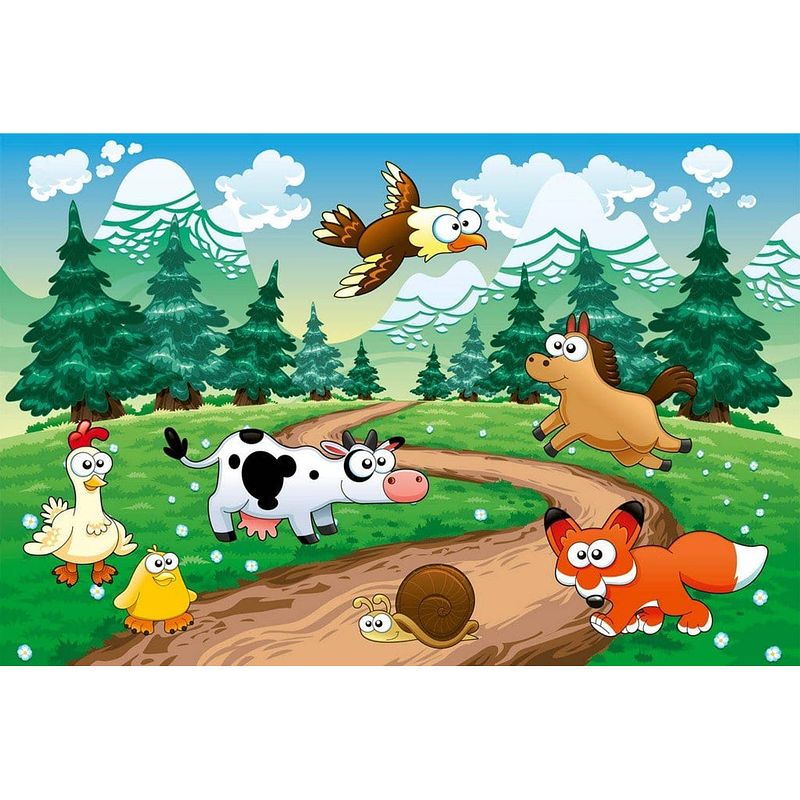 Foto van Dimex animals and forest vlies fotobehang 375x250cm 5-banen