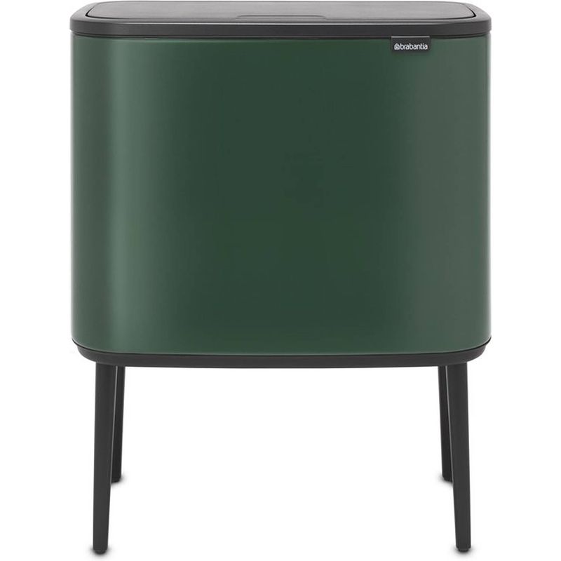 Foto van Brabantia afvalemmer bo touch bin pine green, 11 + 23 l (661635)