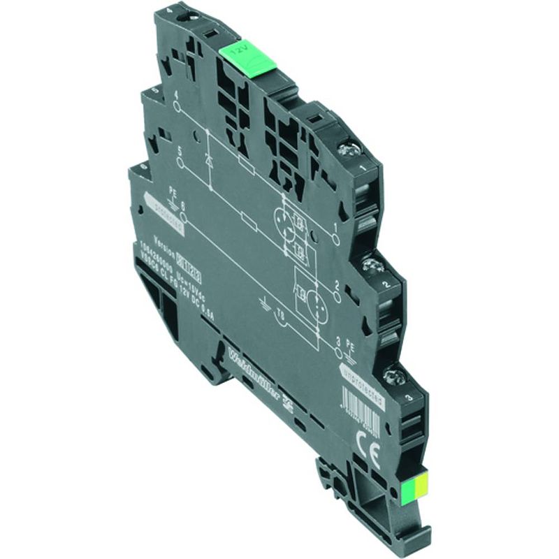 Foto van Weidmüller 1354790000 vssc6trsl24vac/dc0.5a overspanningsafleider set van 10 stuks overspanningsbeveiliging voor: verdeelkast 2.5 ka 10 stuk(s)