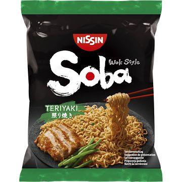 Foto van Nissin soba teriyaki gebakken noedels 110g bij jumbo