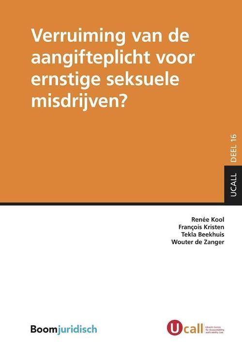 Foto van Verruiming van de aangifteplicht voor ernstige seksuele misdrijven? - françois kristen - paperback (9789462907911)