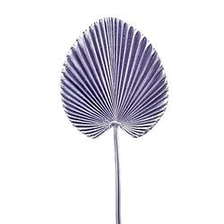 Foto van Kunsttak palm leaf foam lt purple 75 cm