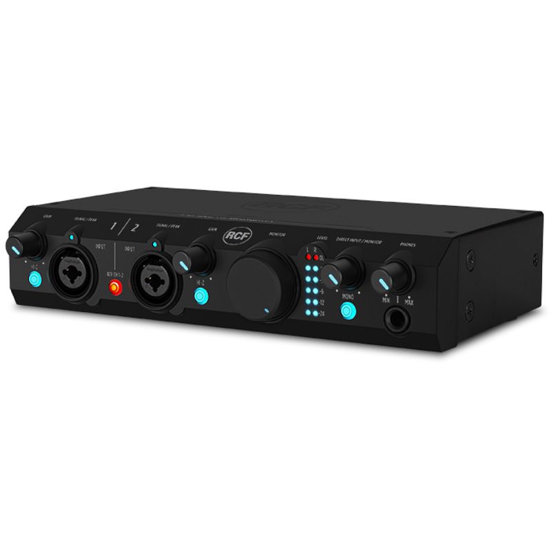 Foto van Rcf trk pro2 24-bit 192 khz usb audio interface