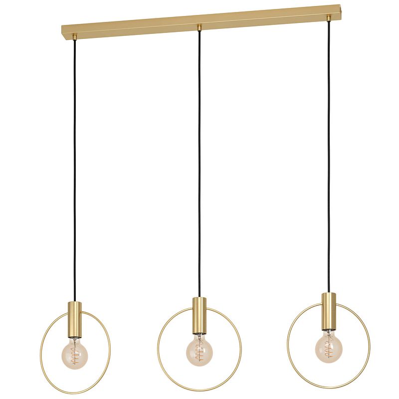 Foto van Eglo manizales hanglamp - e27 - 101 cm - koper