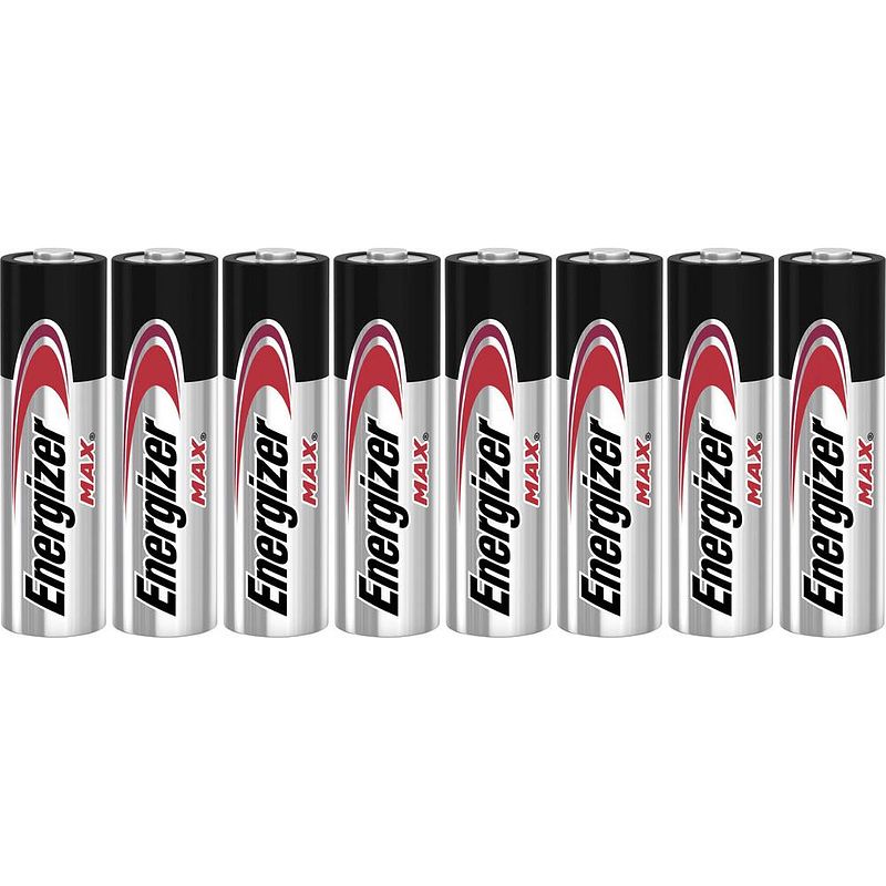 Foto van Energizer batterijen max aa, blister van 8 stuks