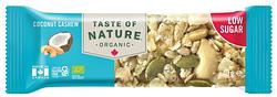 Foto van Taste of nature coconut cashew reep