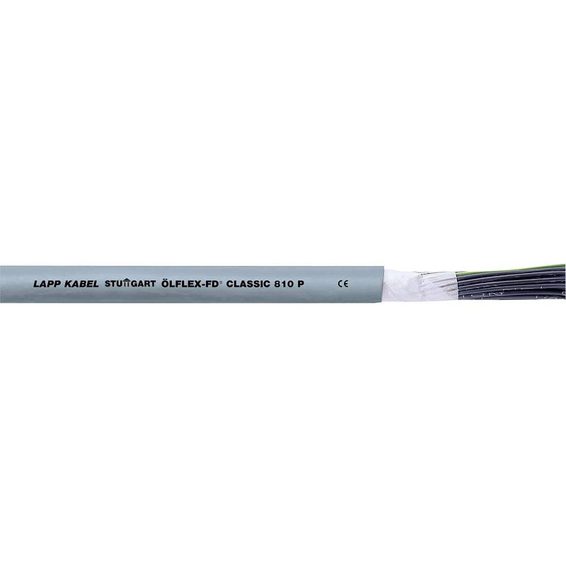 Foto van Lapp 26359-500 geleiderkettingkabel ölflex® classic fd 810 p 34 g 1.50 mm² grijs 500 m