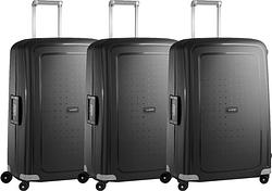 Foto van Samsonite s'cure spinner 75cm black triple kofferset