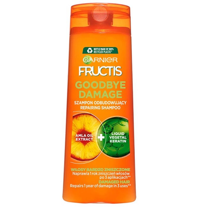 Foto van Fructis goodbye damage versterkende shampoo voor zeer beschadigd haar 250ml