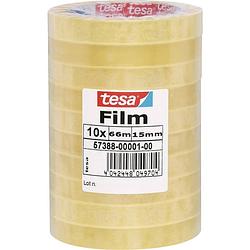 Foto van Tesa 57388-00001-01 tesafilm standard transparant (l x b) 66 m x 15 mm 10 stuk(s)