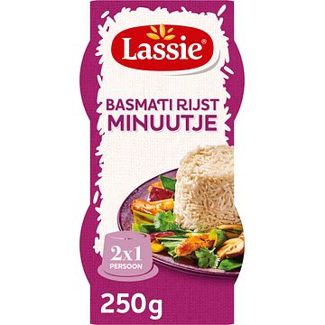 Foto van Lassie minuutje basmatirijst 2x125g bij jumbo