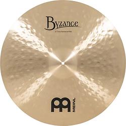 Foto van Meinl b22ehr byzance traditional extra hammered ride 22 inch ride bekken