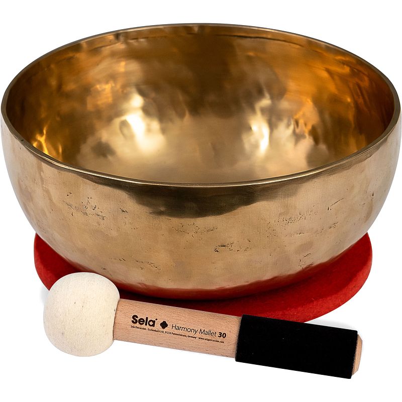 Foto van Sela harmony singing bowl 26 klankschaal voor muziek, meditatie en geluidsmassage