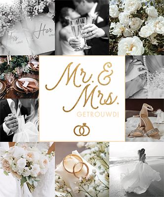 Foto van Mr. & mrs. getrouwd! - hardcover (9789463547802)