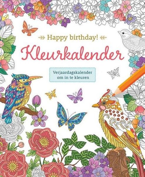 Foto van Happy birthday! kleurkalender