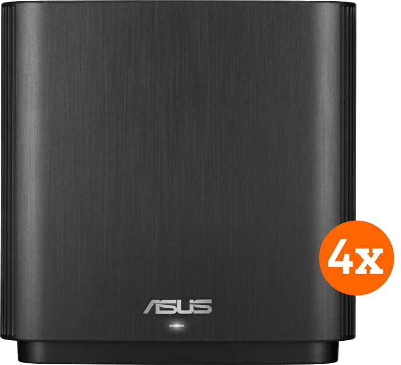 Foto van Asus zenwifi ax xt8 mesh wifi 6 (4-pack zwart)