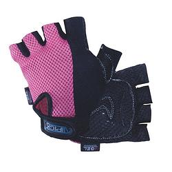 Foto van Atipick fitness-handschoenen mesh/katoen roze maat s