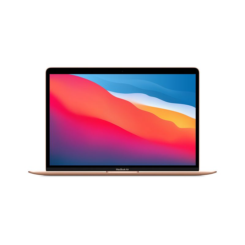 Foto van Apple macbook air 13" (2020) m1 (8 core cpu/7 core gpu) 8gb/256gb -13 inch laptop