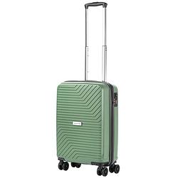 Foto van Carryon transport handbagagekoffer - usb handbagage 55cm - okoban - dubbele wielen - ykk ritsen - olijf