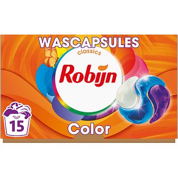 Foto van Robijn 3in1 wascapsules color 15 wasbeurten bij jumbo