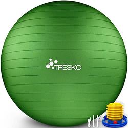 Foto van Yogabal groen 85 cm, trainingsbal, pilates, gymbal