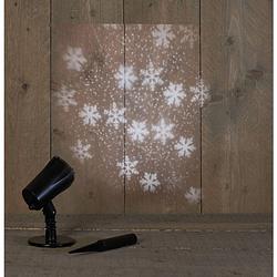 Foto van Anna'ss collection - snowflake projector outdoor led white 5m lead cable with sti