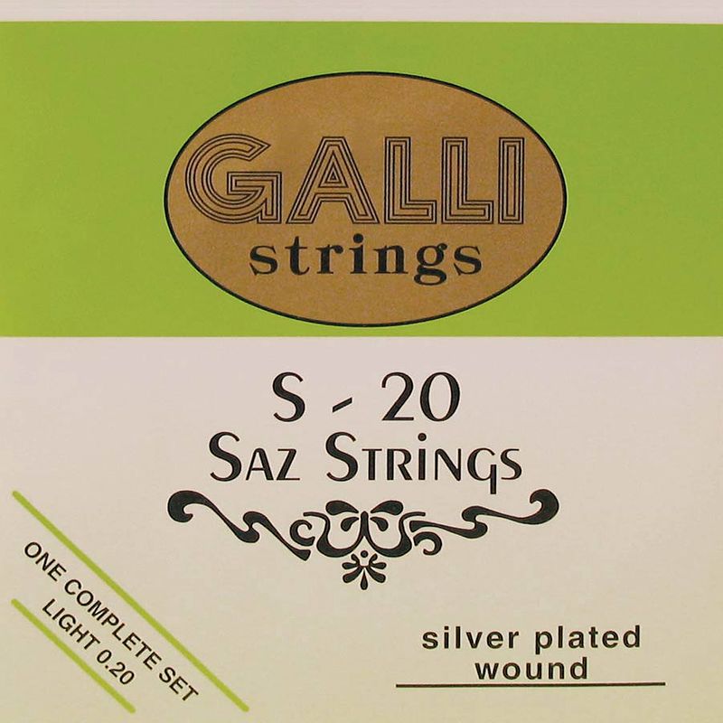 Foto van Galli strings s-020 snarenset voor saz / bağlama (light)