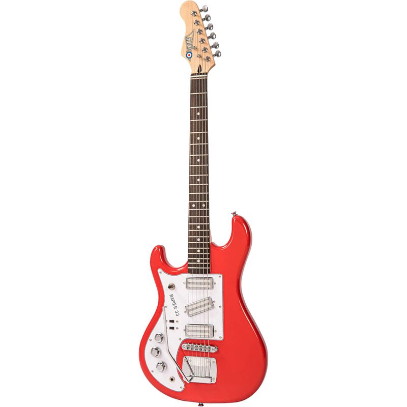 Foto van Rapier 33 lh fiesta red linkshandige elektrische gitaar