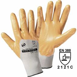 Foto van L+d worky flex-nitril 1496c-s polyester werkhandschoen maat (handschoen): 7, s en 388 cat ii 1 paar