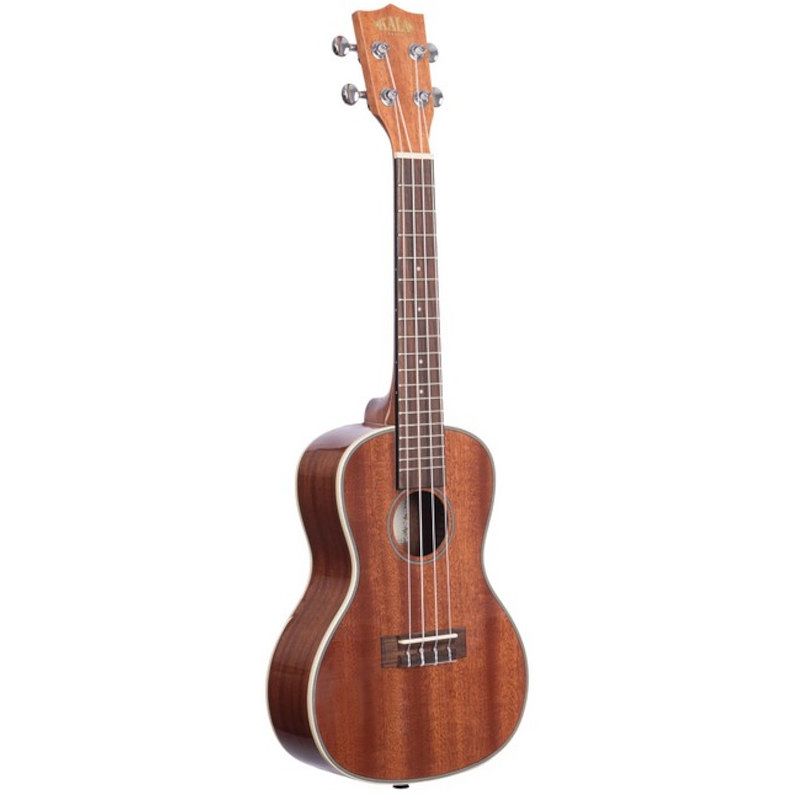 Foto van Kala ka-smh-cg gloss solid mahogany massieve concert ukelele met koffer