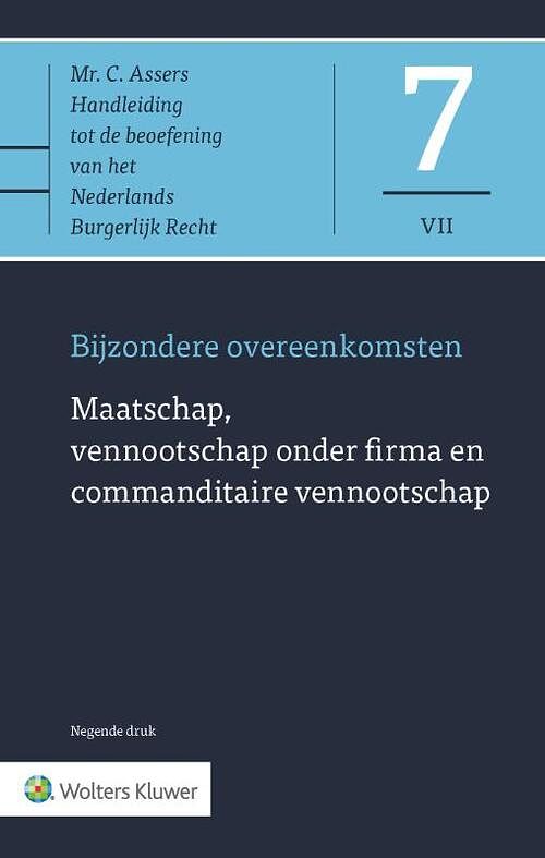 Foto van Maatschap, vennootschap onder firma en commanditaire vennootschap - hardcover (9789013167238)