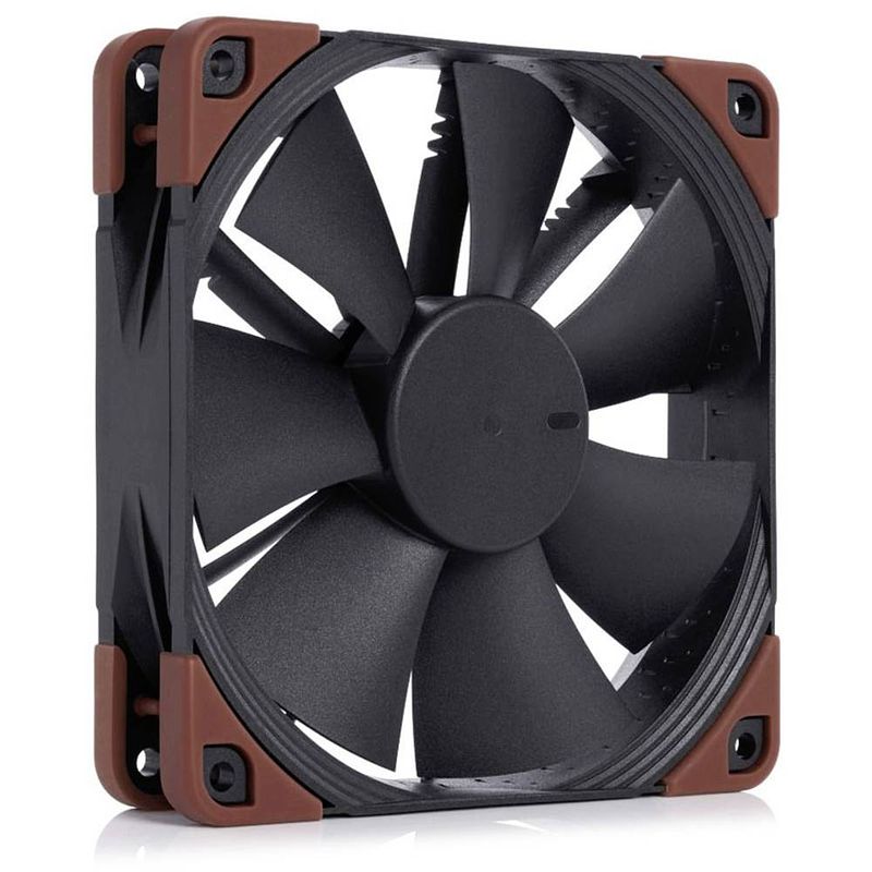 Foto van Noctua noctua nf-f12 industrialppc-24v-2000 sp ip67 pwm - 120mm pc-ventilator bruin (b x h x d) 120 x 120 x 25 mm