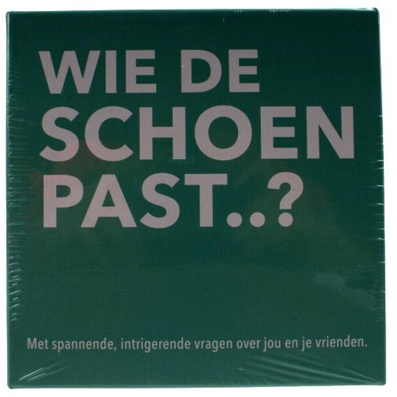 Foto van Tactic kaartspel wie de schoen past..? karton groen 200-delig