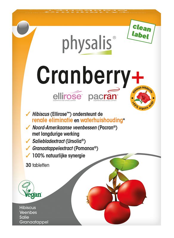 Foto van Physalis cranberry + tabletten