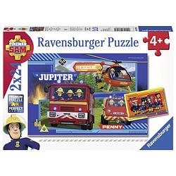 Foto van Ravensburger puzzel waterloop met brandweerman sam - 2 x 24 stukjes