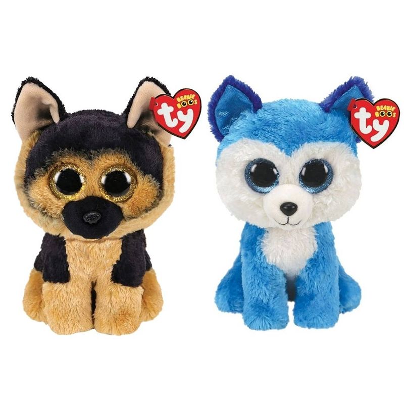 Foto van Ty - knuffel - beanie buddy - spirit german shepherd & prince husky